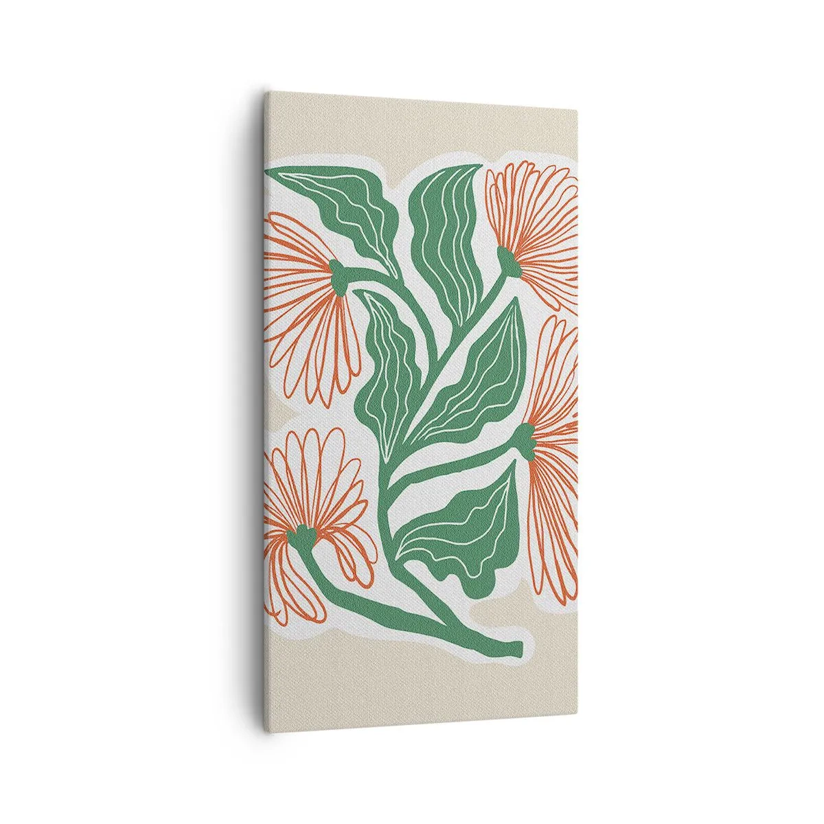 Schilderen op canvas - Folk en modern - 55x100 cm