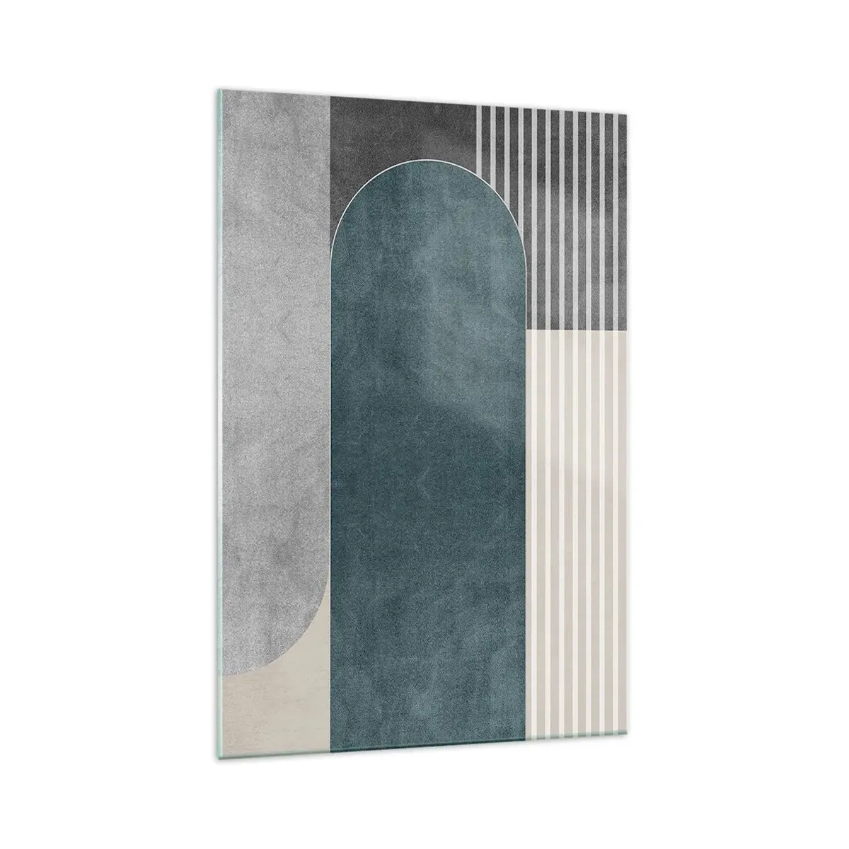 Schilderen op glas - Compositie op niveau - 70x100 cm