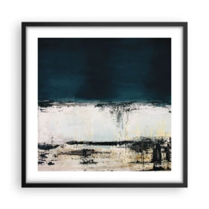 Poster in een zwarte lijst - Horizontale compositie - 50x50 cm