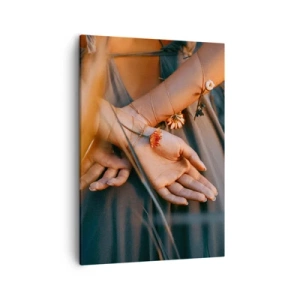 Schilderen op canvas - Verbonden met de natuur - 50x70 cm