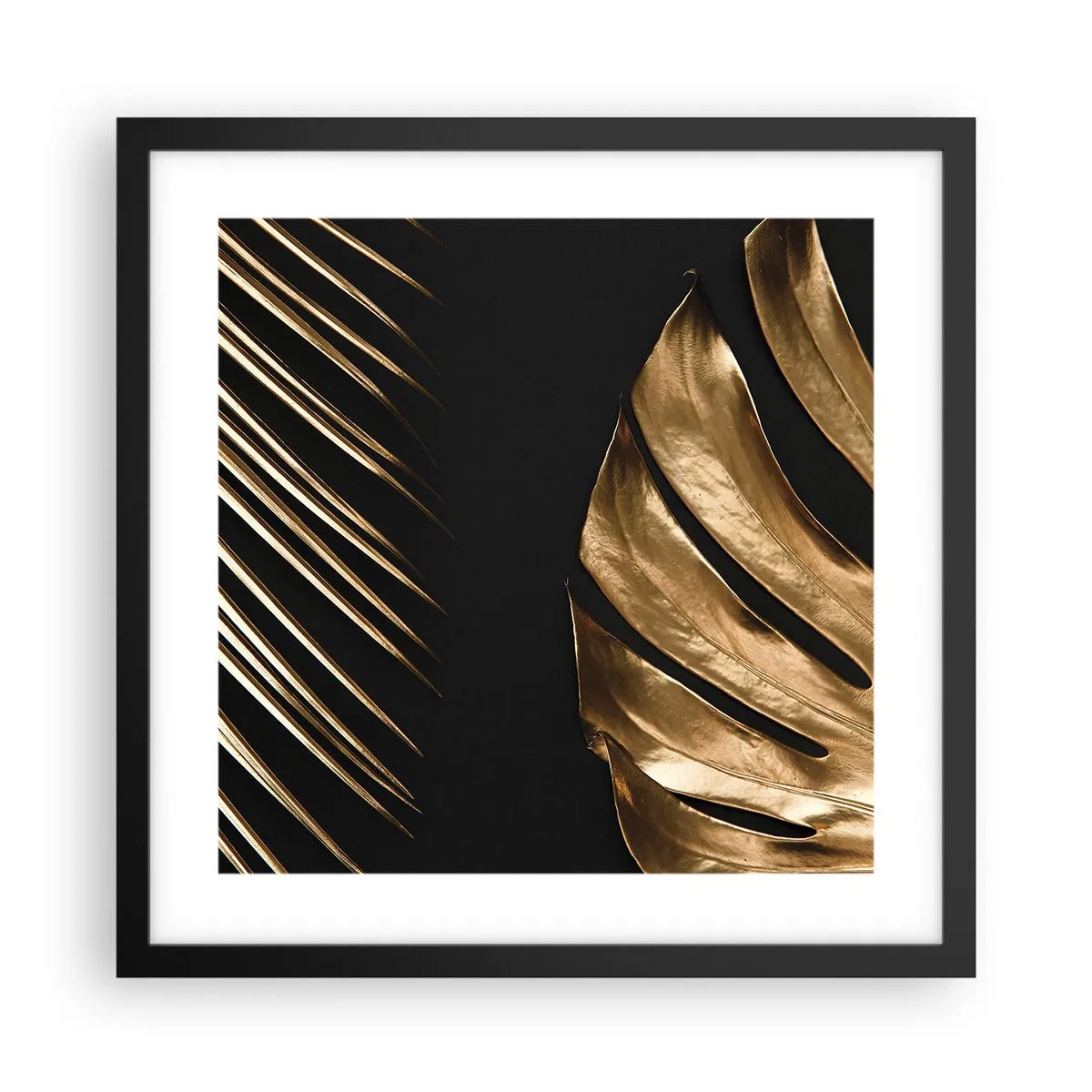 Poster in een zwarte lijst - Anders en net zo duur - 40x40 cm