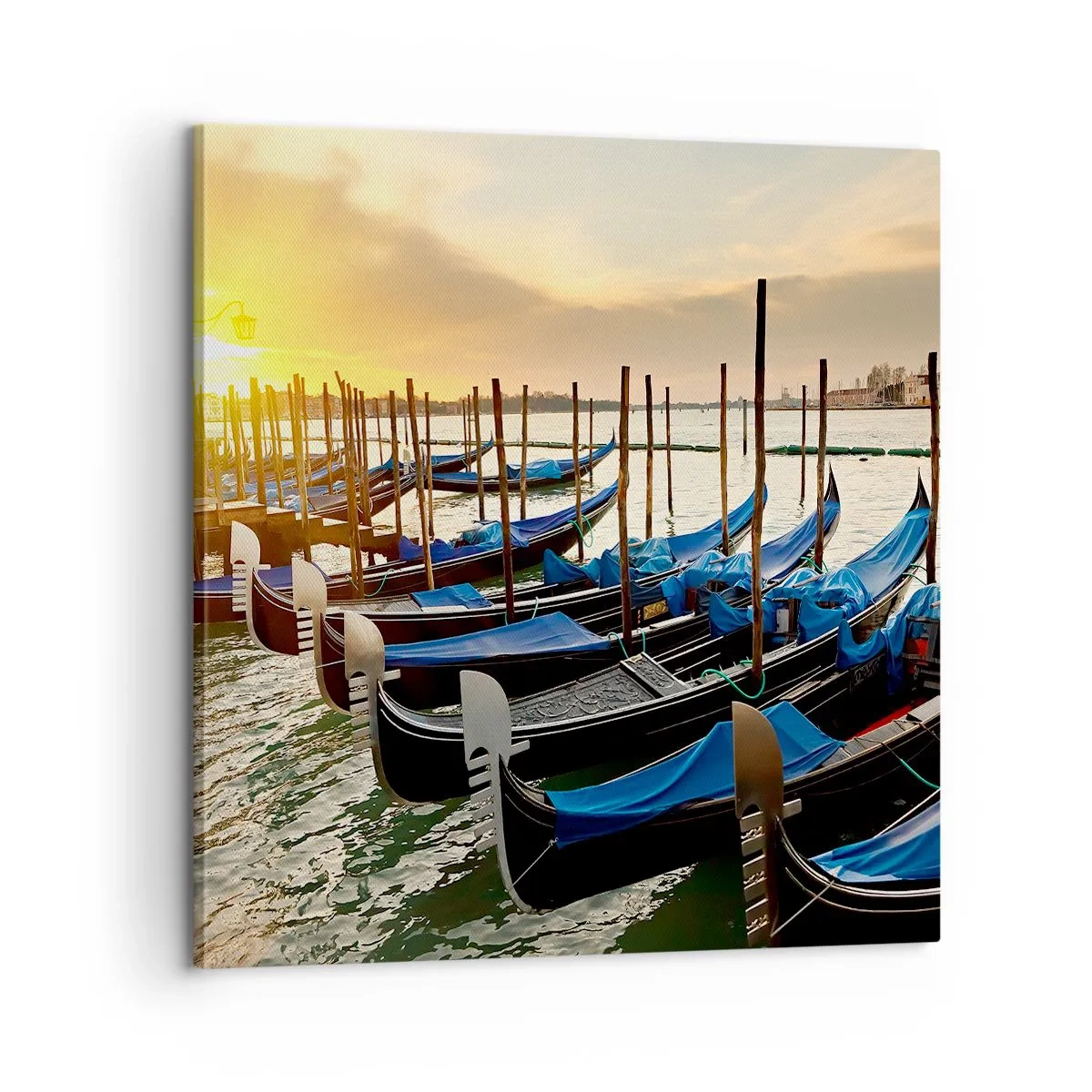 Schilderen op canvas - Voordat de rumoer komt - 60x60 cm