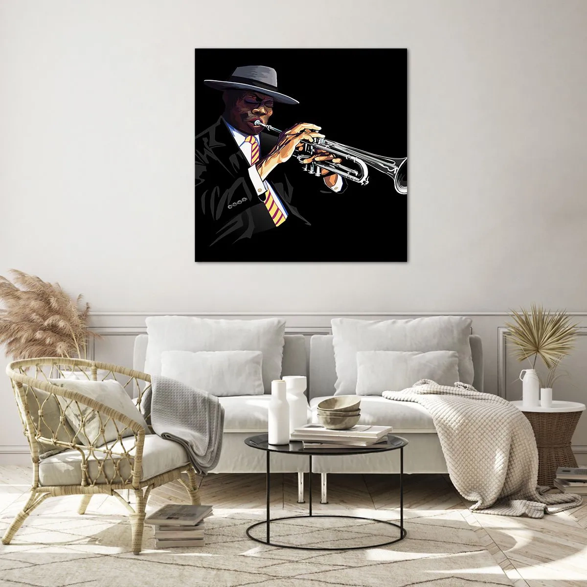 Schilderen op glas - Charme van oude school - 40x40 cm