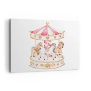 Schilderen op canvas - De zoete kinderwereld - 100x70 cm