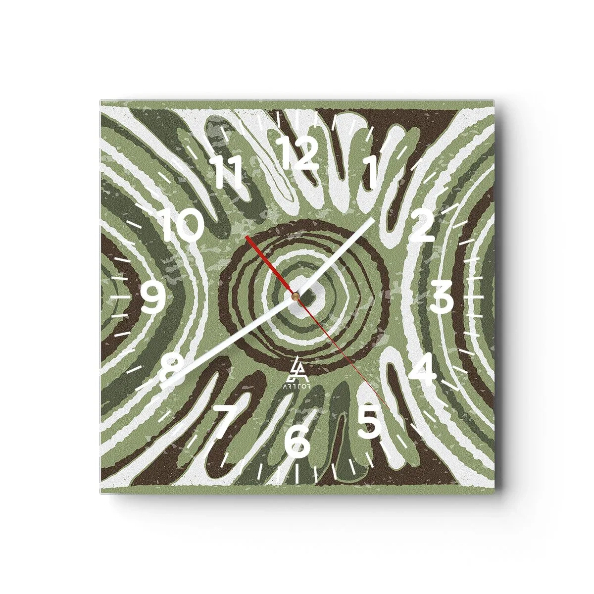 Wandklok - Klok - Een explosie van emoties - 40x40 cm