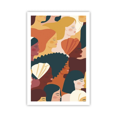 Poster - Alleen vrouwelijkheid - 61x91 cm