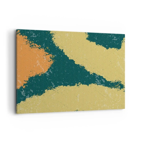 Schilderen op canvas - Abstractie – langzame beweging - 100x70 cm