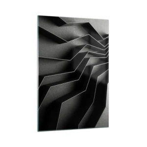 Schilderen op glas - Ruimtelijke orde - 70x100 cm