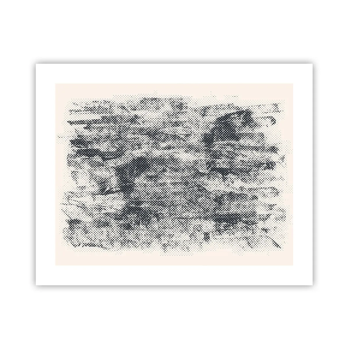 Poster - Mistige compositie - 50x40 cm