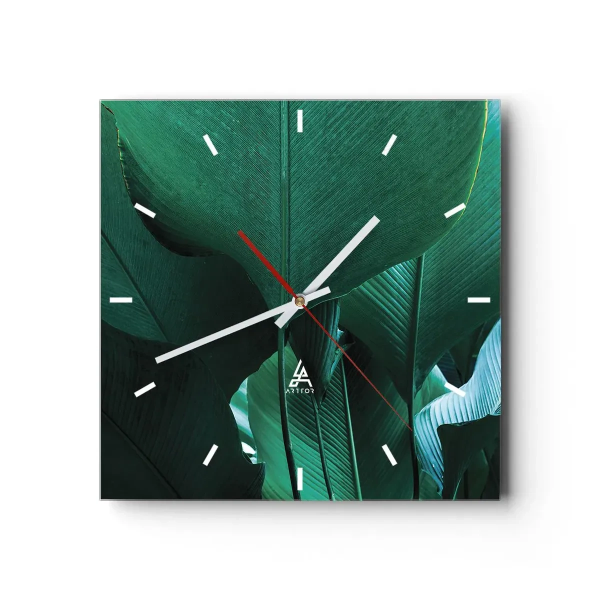 Wandklok - Klok - Naar het licht gekeerd - 40x40 cm