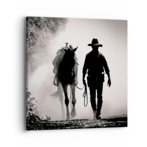 Schilderen op canvas - Texas ochtend - 40x40 cm