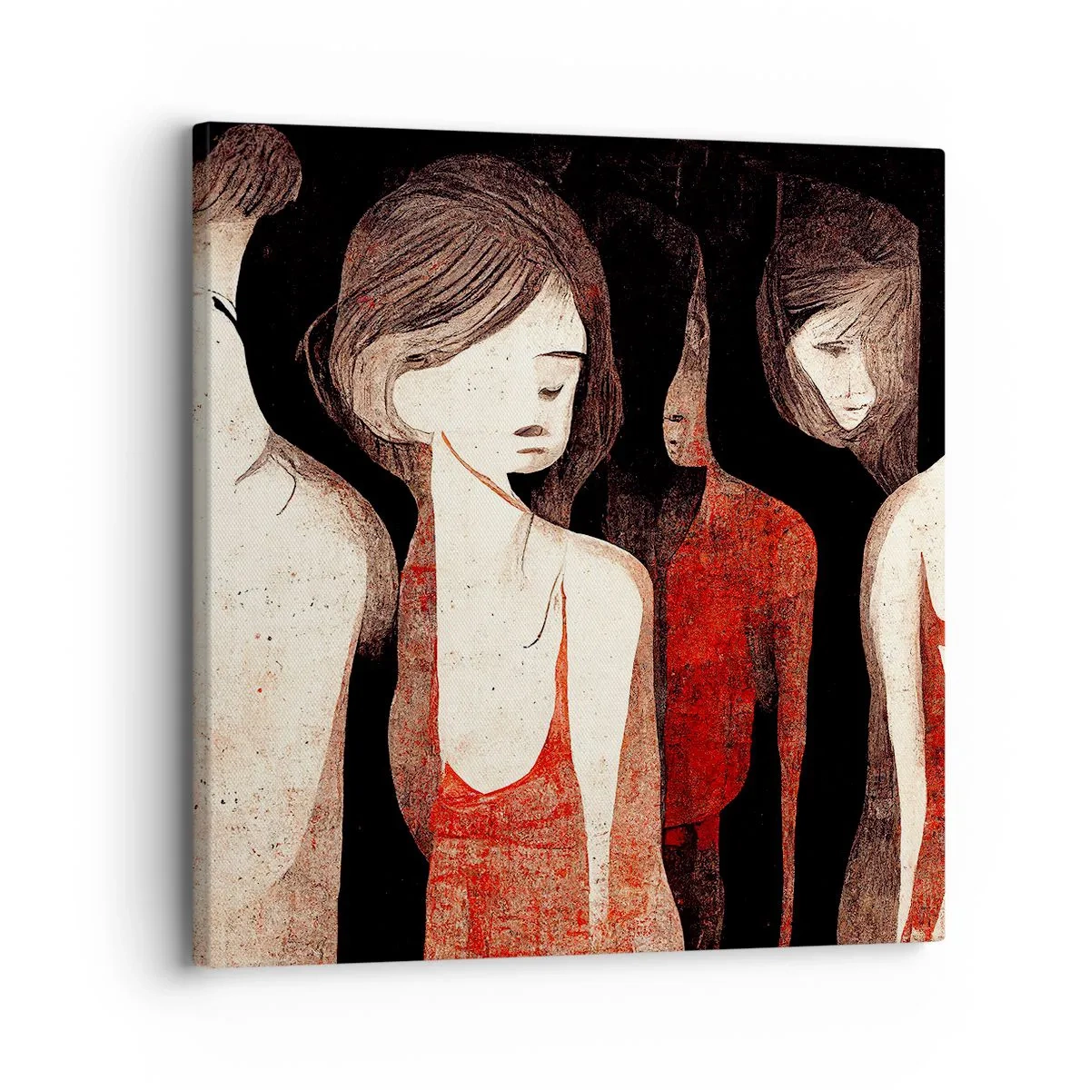 Schilderen op canvas - Madonna's van duisternis - 30x30 cm