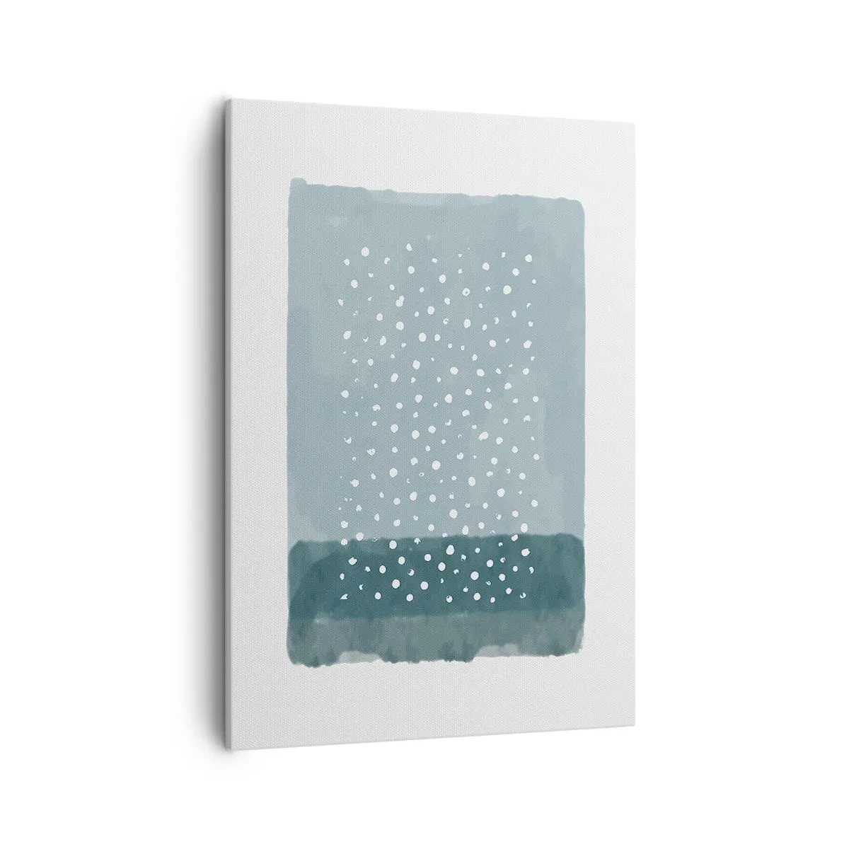 Schilderen op canvas - Gegroeid op blauw - 50x70 cm