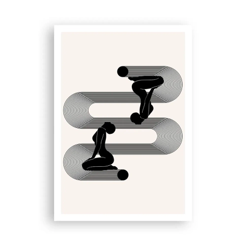 Poster - Sensuele symmetrie - 70x100 cm