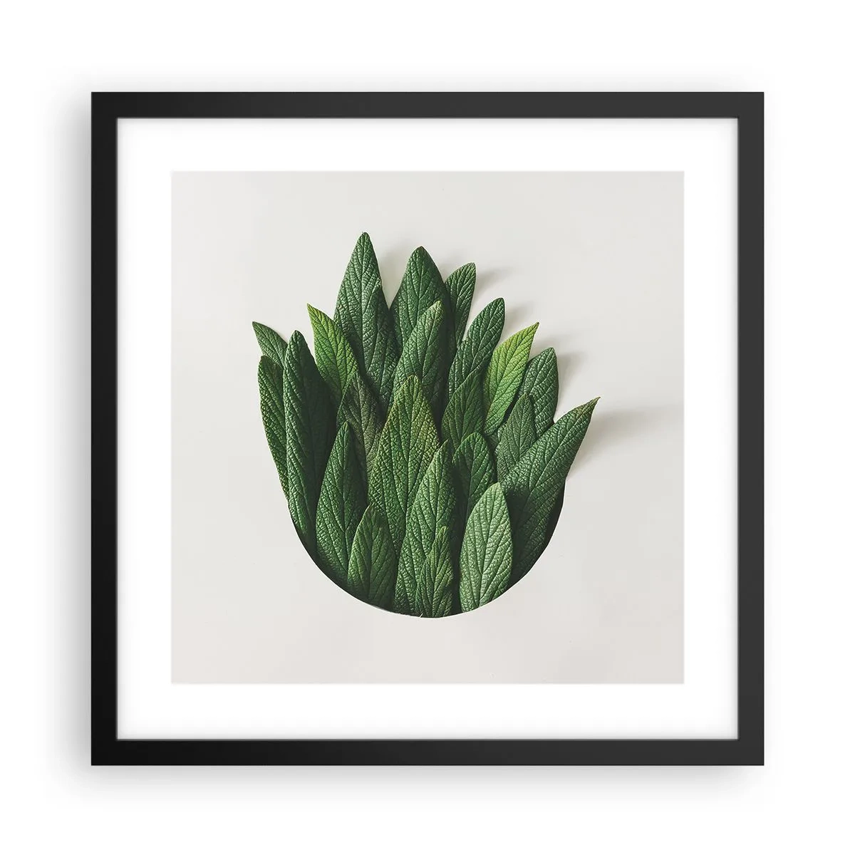 Poster in een zwarte lijst - Ongebreidelde nieuwsgierigheid - 40x40 cm