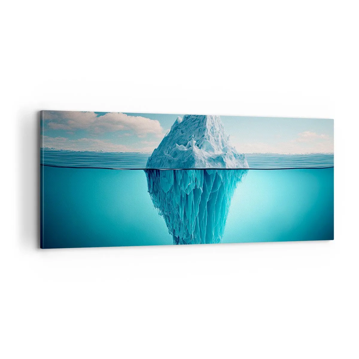 Schilderen op canvas - Koningin van het ijs - 100x40 cm