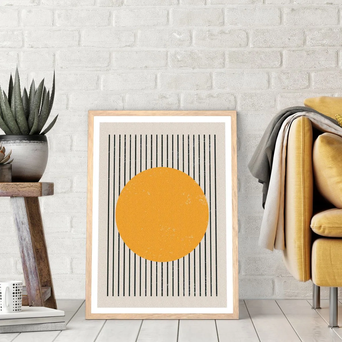 Een poster in een licht eiken lijst - De kracht van eenvoud - 30x40 cm