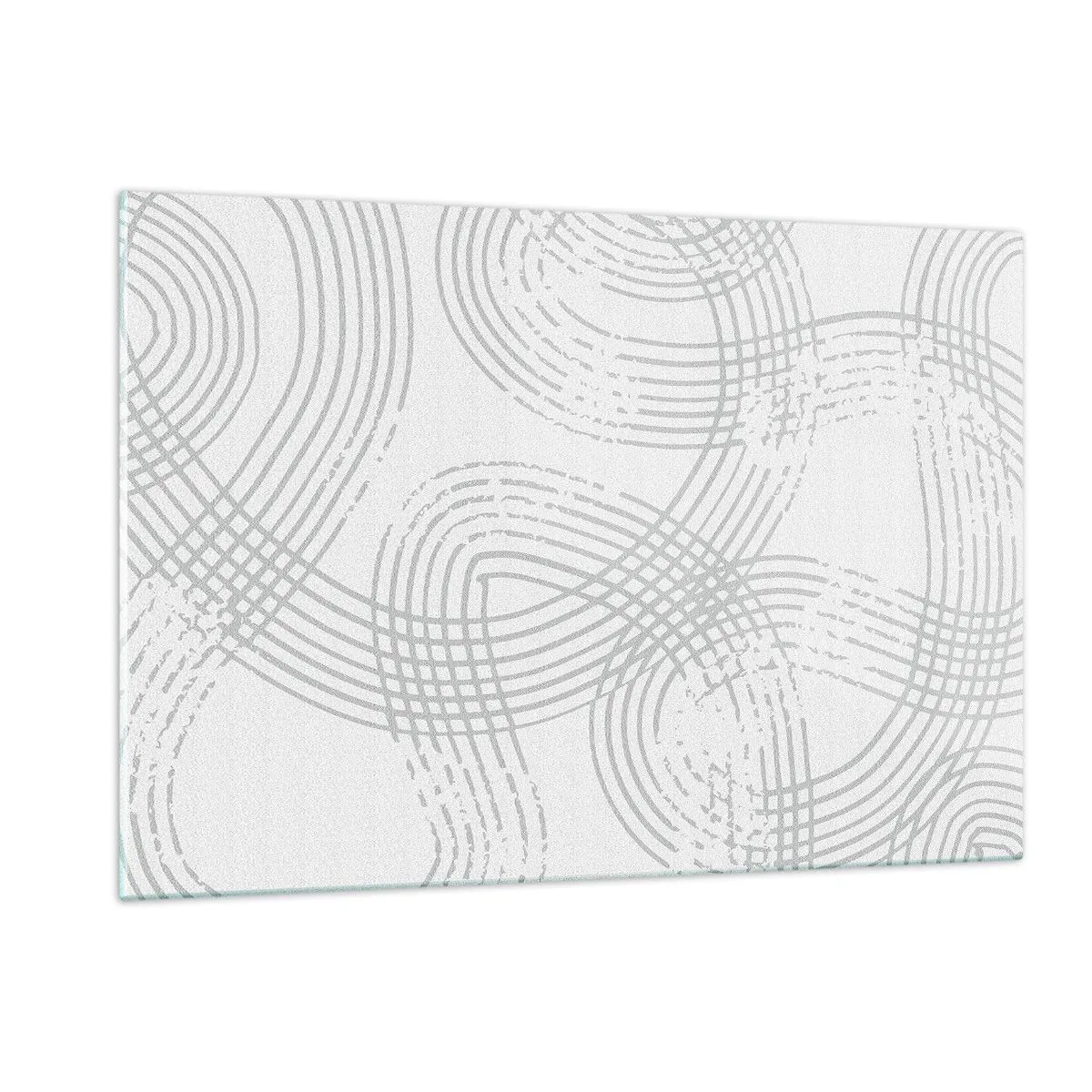 Schilderen op glas - Er is geen rechte weg - 120x80 cm