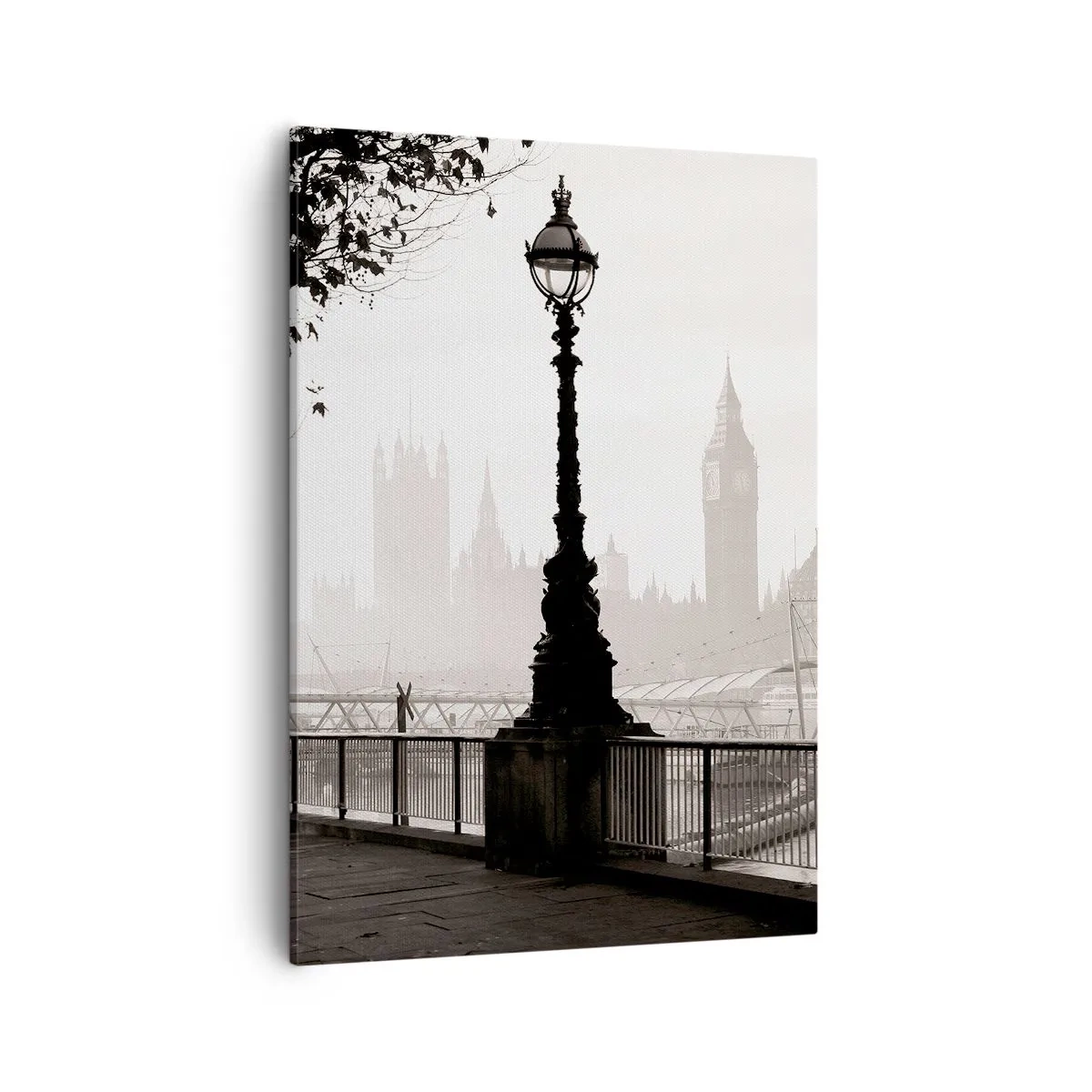 Schilderen op canvas - Ochtend in Londen - 50x70 cm