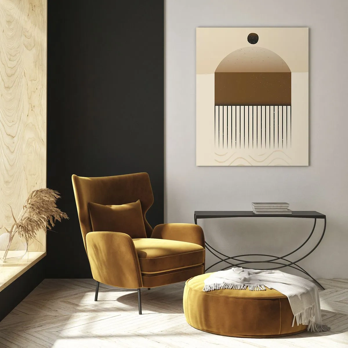 Schilderen op glas - verschillende staten - 50x70 cm