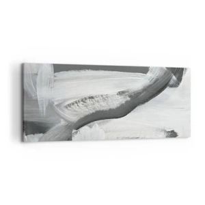 Schilderen op canvas - Een beslissende beweging - 120x50 cm