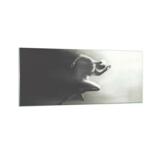 Schilderen op glas - Niet te stopen - 100x40 cm