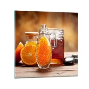 Schilderen op glas - Zonnige smaken en aroma's - 60x60 cm