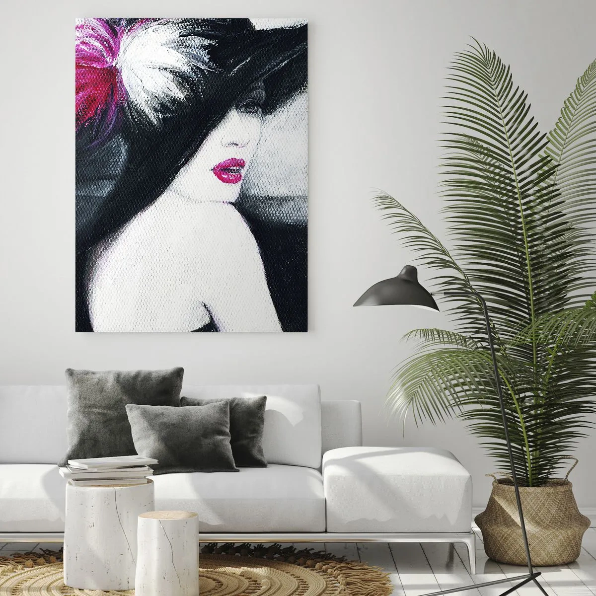 Schilderen op glas - Altijd een geheim - 50x70 cm