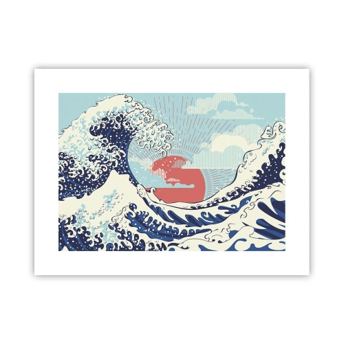 Poster - Van Japanse inspiratie - 40x30 cm