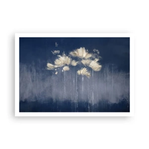 Poster - Als bloemblaadjes in de wind - 100x70 cm