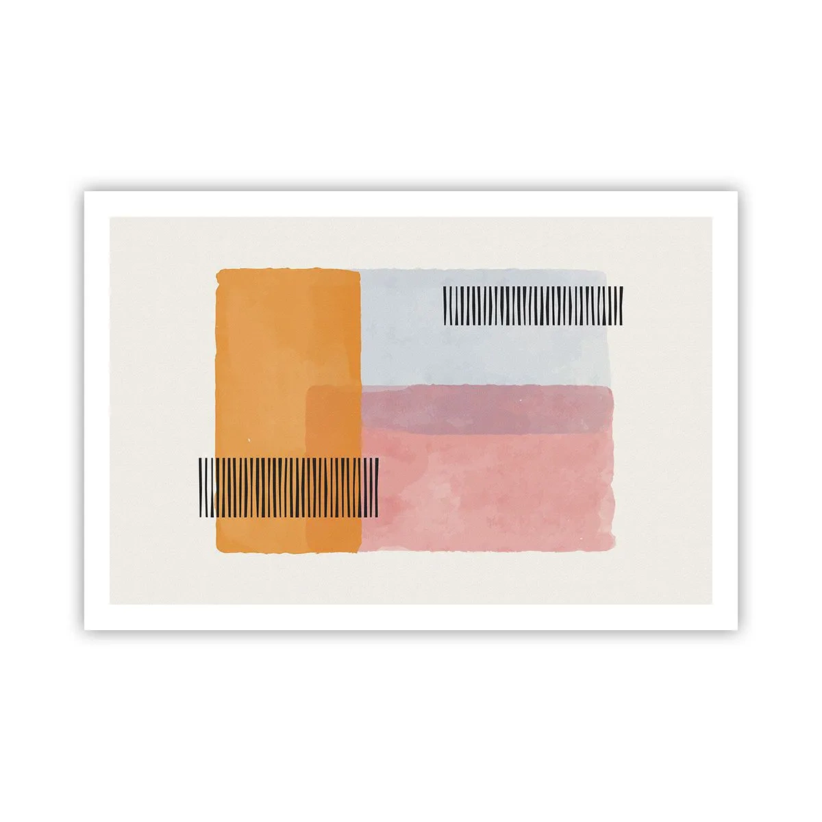 Poster - Van hoek tot hoek - 91x61 cm