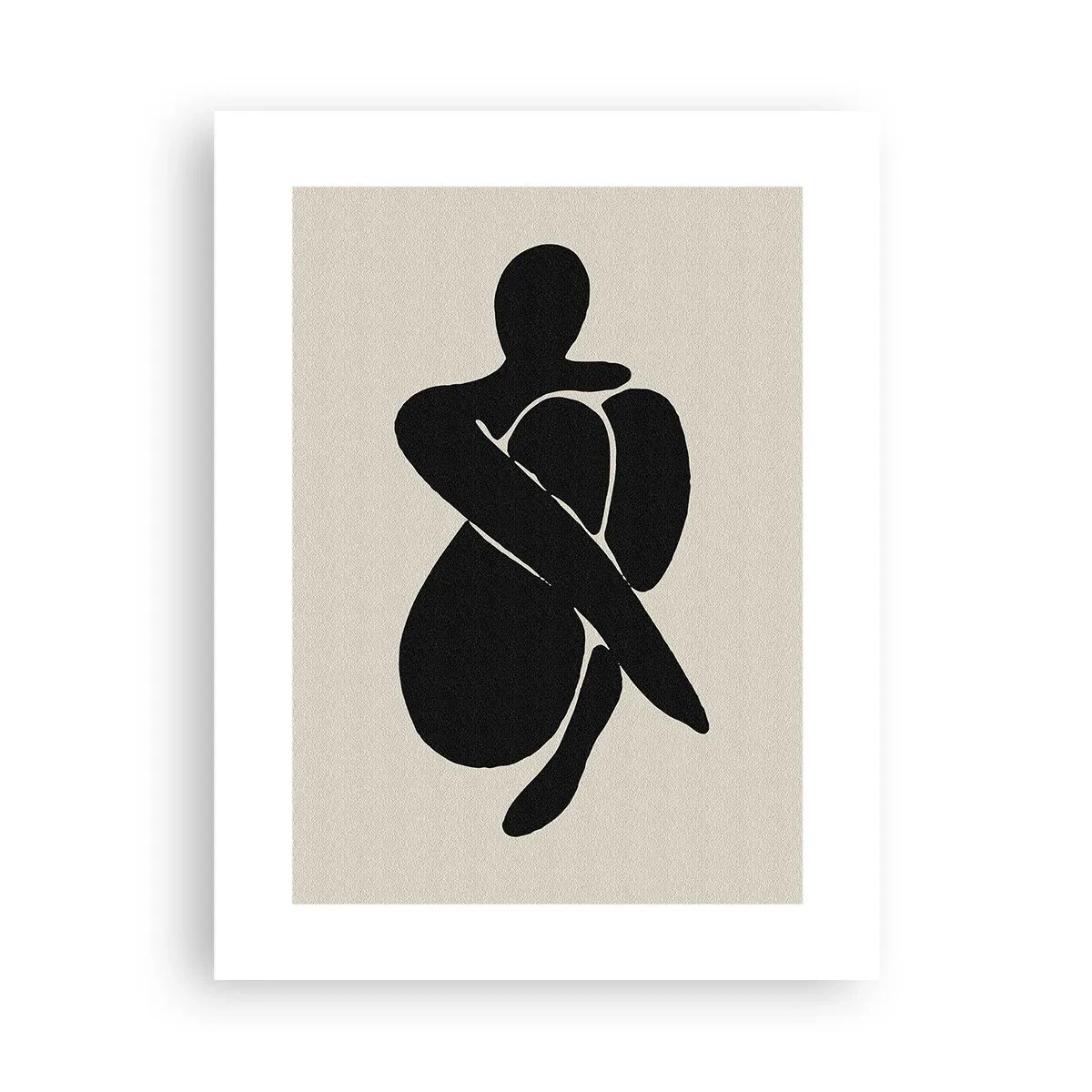 Poster - In je eigen armen - 30x40 cm