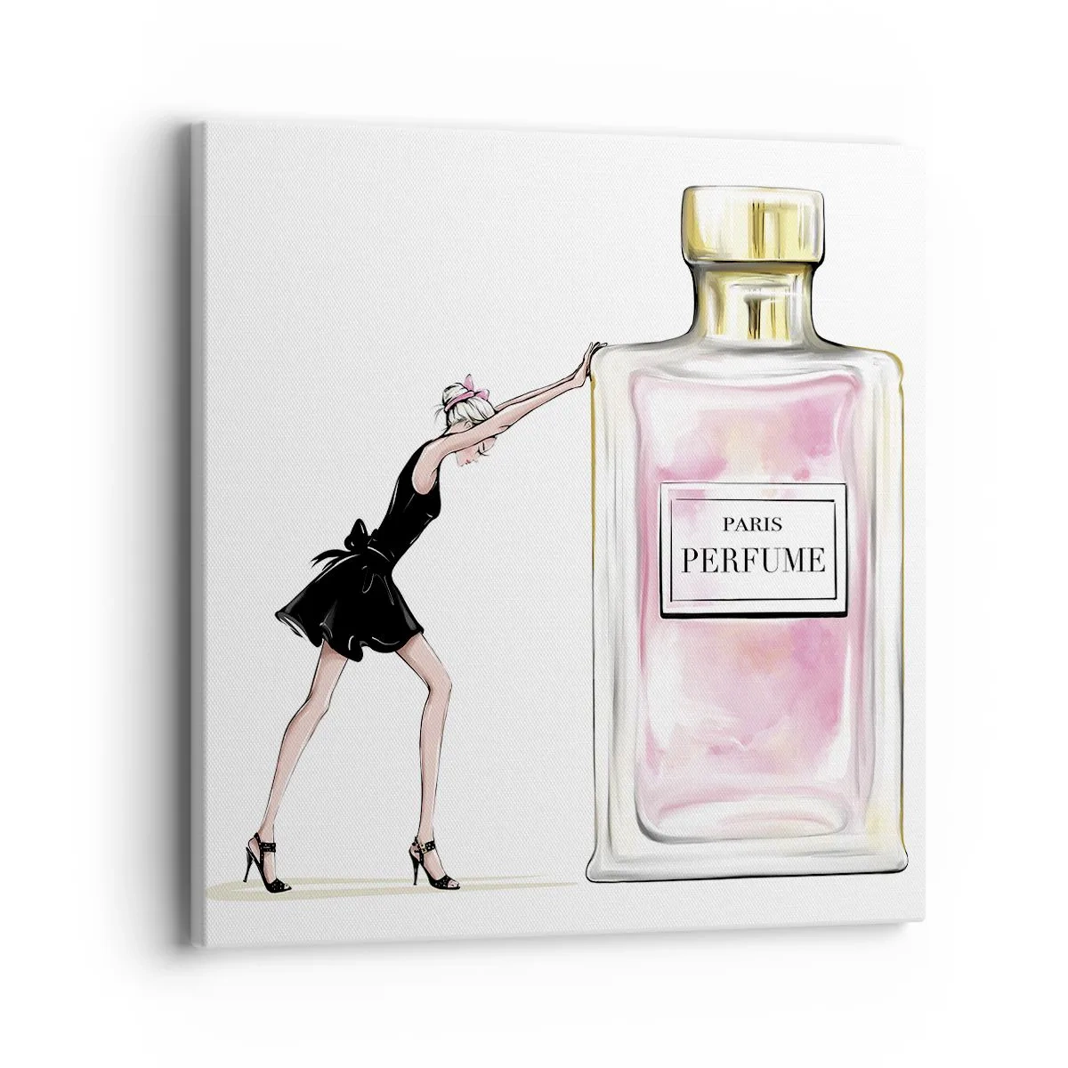 Schilderen op canvas - De essentie van vrouwelijkheid - 40x40 cm