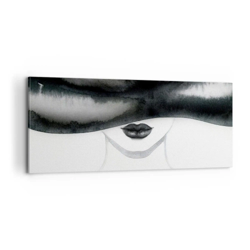 Schilderen op canvas - Een sensueel mysterie - 100x40 cm