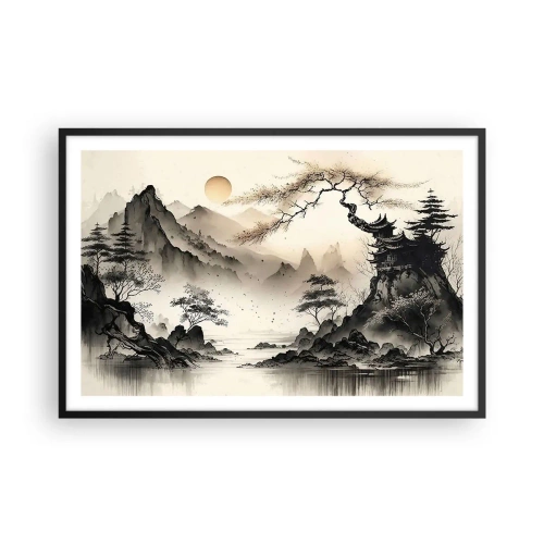 Poster in een zwarte lijst - De unieke charme van het Oosten - 91x61 cm