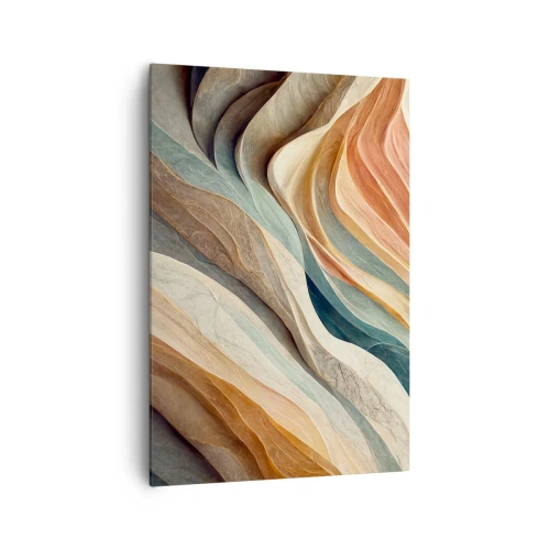 Schilderen op canvas - Het moment vóór de verandering - 70x100 cm