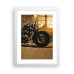 Poster in een witte lijst - Ik kan alles  - 30x40 cm