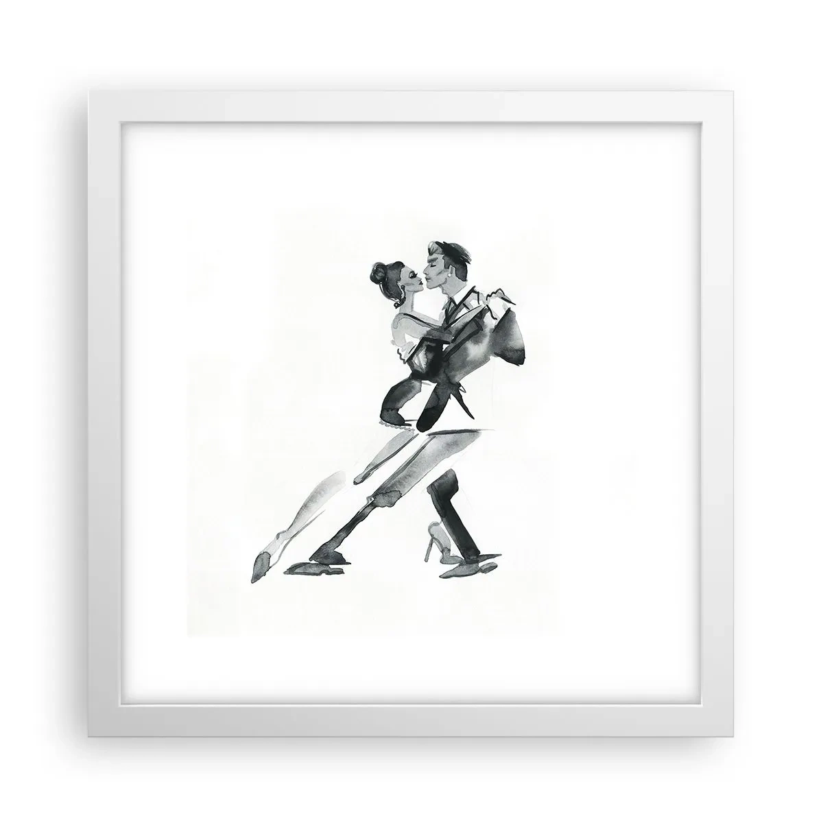 Poster in een witte lijst - In één slag - 30x30 cm