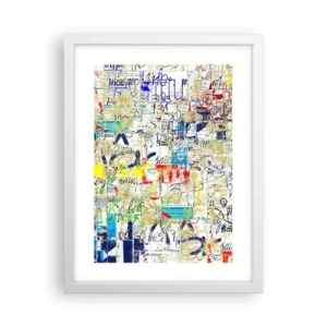 Poster in een witte lijst - Het is gewoon een lust voor het oog - 30x40 cm