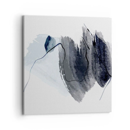 Schilderen op canvas - Intensiteit en beweging - 70x70 cm
