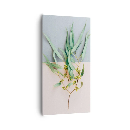 Schilderen op canvas - Subtiliteit in pastelkleuren - 65x120 cm