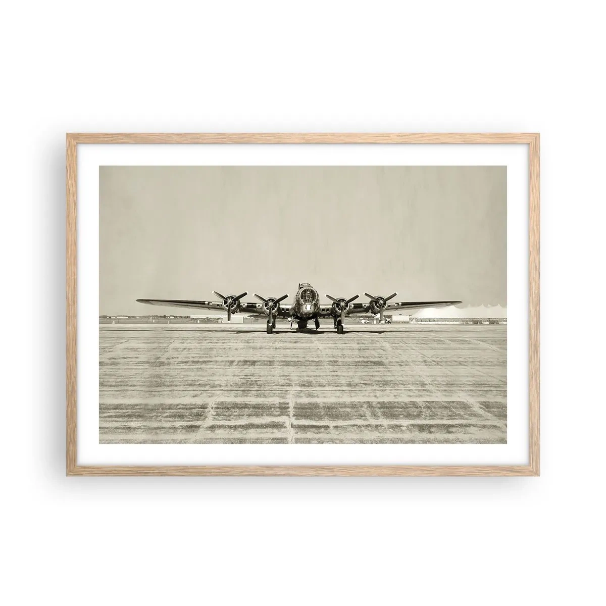 Een poster in een licht eiken lijst - Zoals altijd klaar - 70x50 cm
