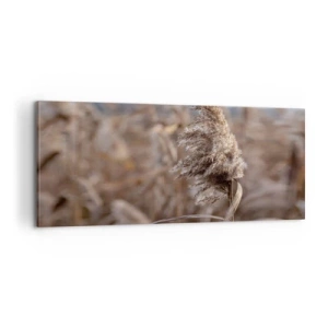 Schilderen op canvas - Tijd om met de wind mee te gaan - 100x40 cm
