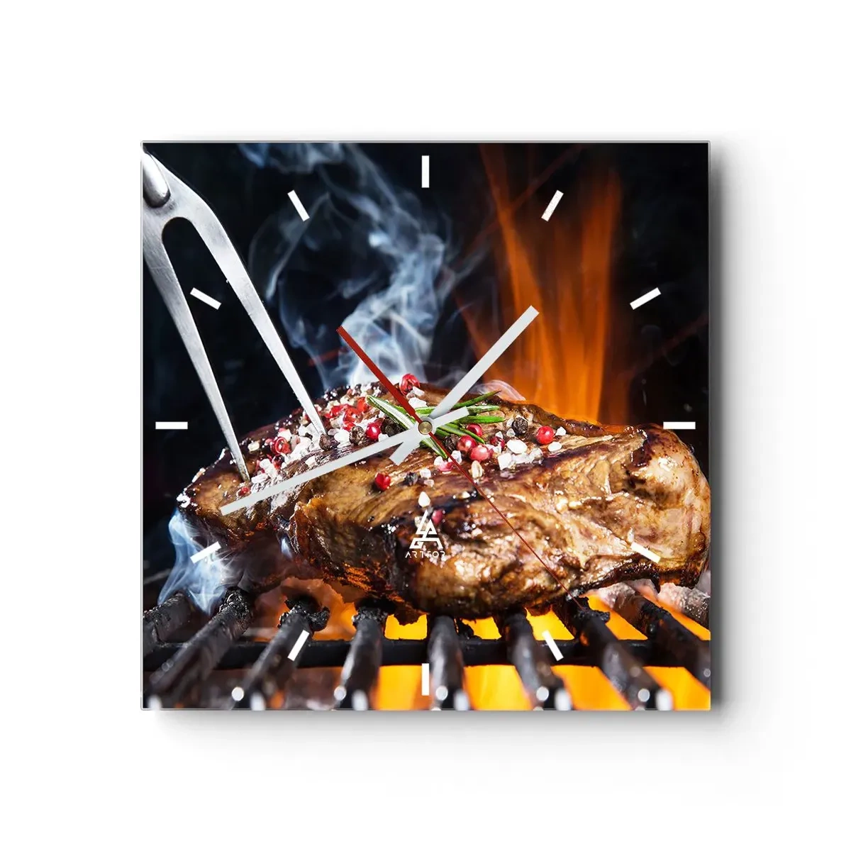 Wandklok - Klok - Sappig en geurig - 30x30 cm