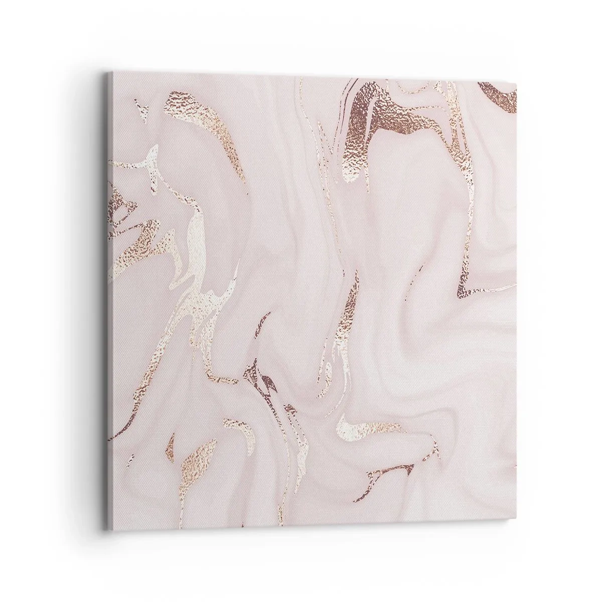 Schilderen op canvas - In een roze sjaal - 70x70 cm