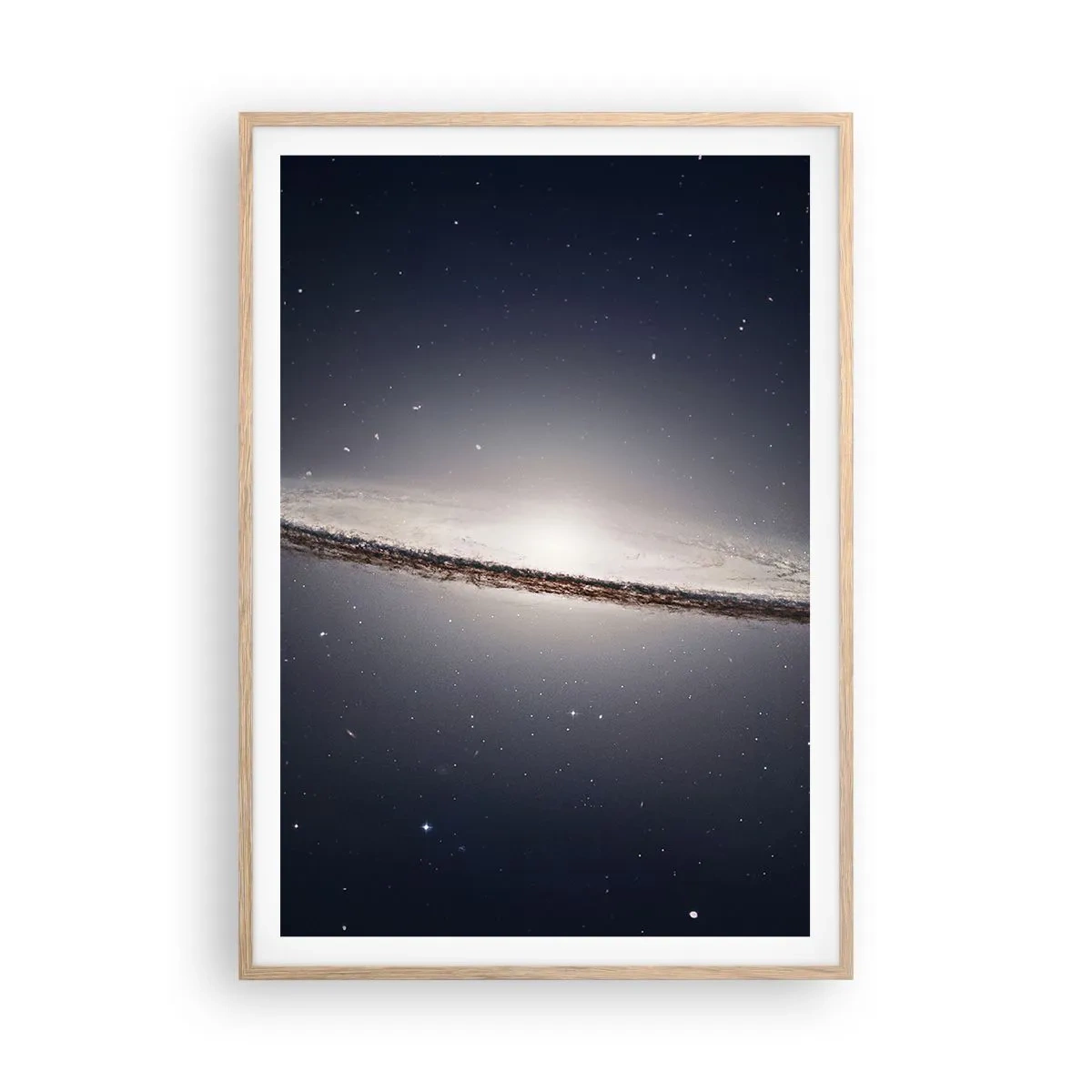 Een poster in een licht eiken lijst - Lang geleden, in een sterrenstelsel ver, ver weg... - 70x100 cm
