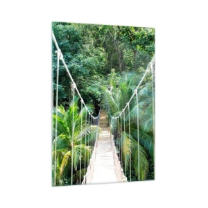 Schilderen op glas - Welkom in de jungle! - 50x70 cm