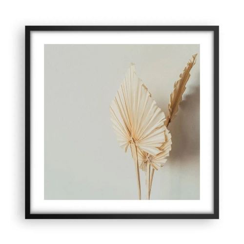 Poster in een zwarte lijst - Wanneer je verlichting nodig hebt - 50x50 cm