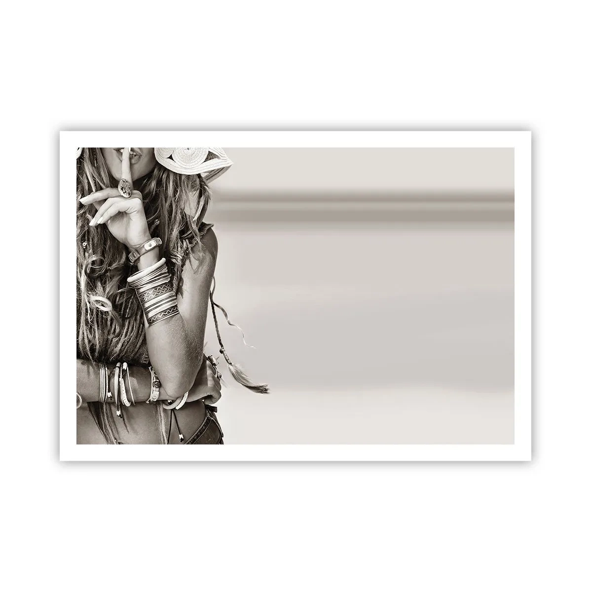 Poster - Waarom een meisje - 100x70 cm