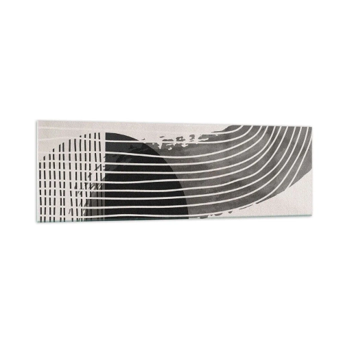 Schilderen op glas - Daar en terug - 160x50 cm
